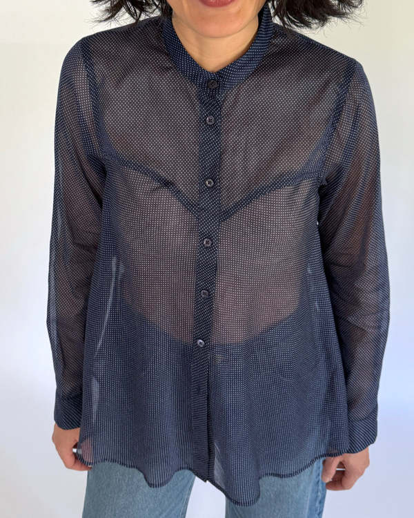 Heather Harlan Sheer Dot Blouse