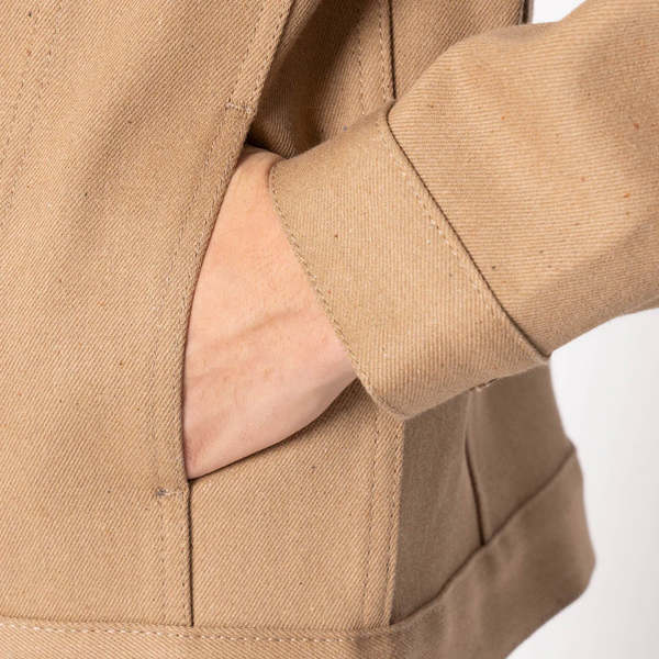 Naked & Famous Brown Fox Selvedge Denim Jacket - Brown