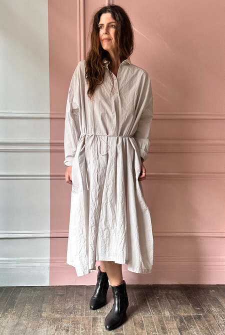 Manuelle Guibal Linen Dress - Navy | Garmentory