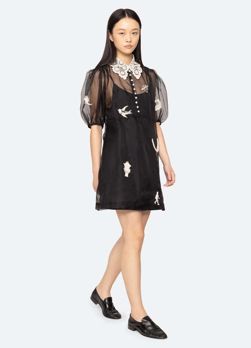 Sea NY Ellison Mini Dress - Black