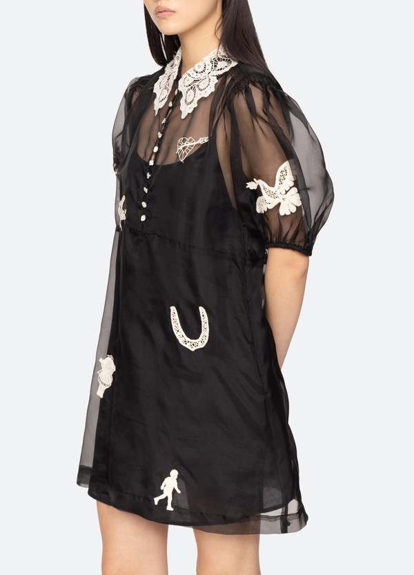 Sea NY Ellison Mini Dress - Black