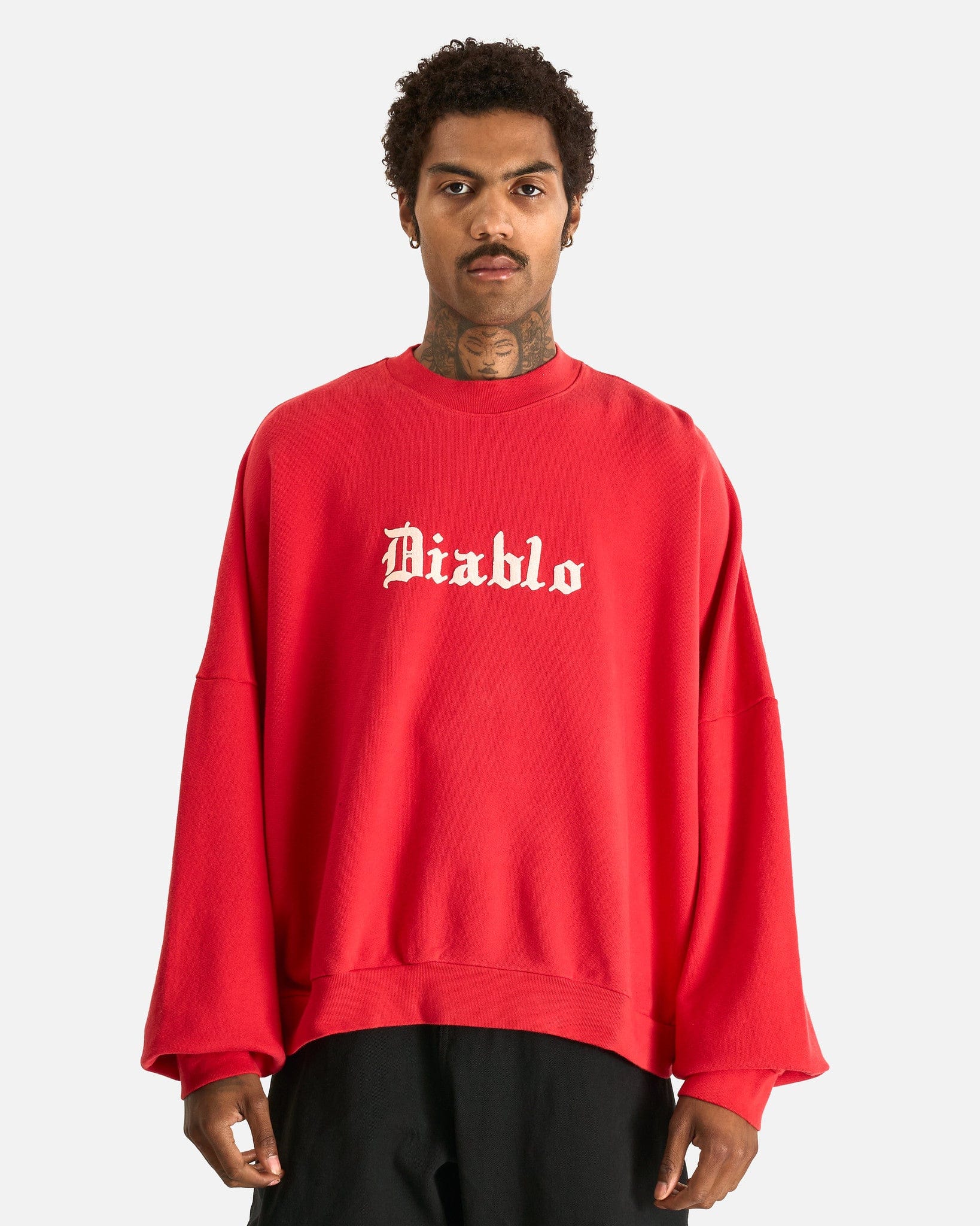 Willy Chavarria Diablo Hooligan Crewneck | Garmentory