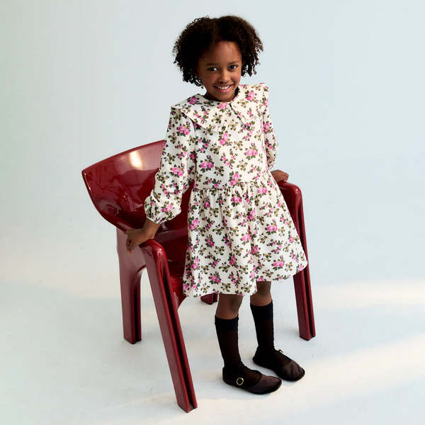 KIDS The New Society Elyse Dress - Pink Floral Print KIDS The New Society Elyse Dress - Pink Floral Print