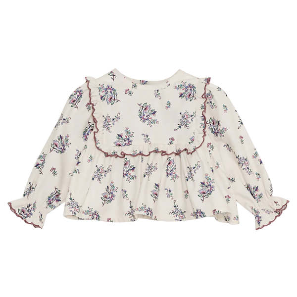 KIDS The New Society Emma Blouse - Cream Floral Print KIDS The New Society Emma Blouse - Cream Floral Print