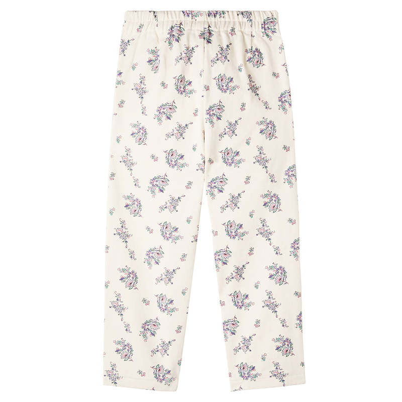 KIDS The New Society Emma Pants - Cream Floral Print