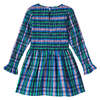 KIDS The New Society Lidia Dress - Navy Blue Checks - Thumbnail 2