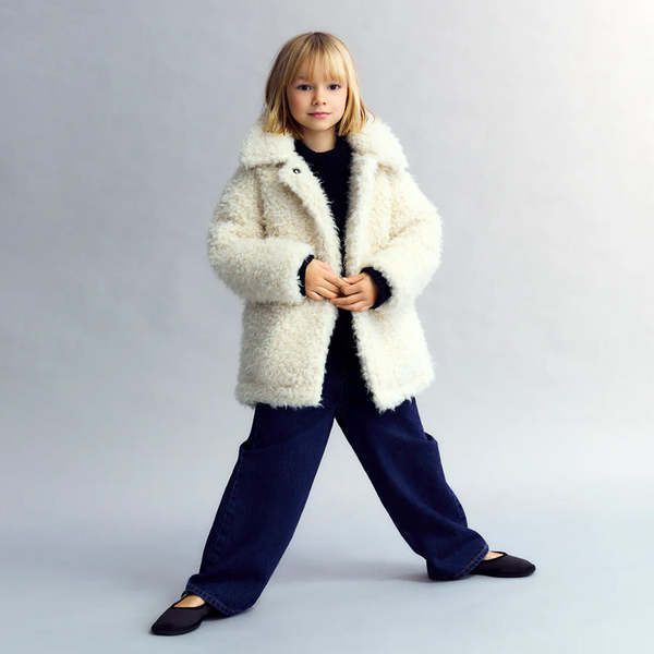 KIDS The New Society Ninette Coat - White KIDS The New Society Ninette Coat - White