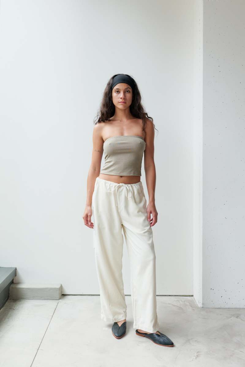 at Dawn. Silk Tube Top