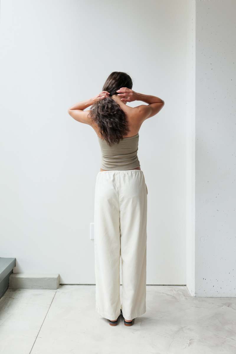 at Dawn. Silk Tube Top