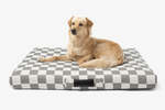 Lay Lo Dog Bed or Bed Cover - Gray Checker - Thumbnail 2