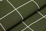 Lay Lo Dog Bed or Bed Cover - Hunter Green Grid - Thumbnail 3
