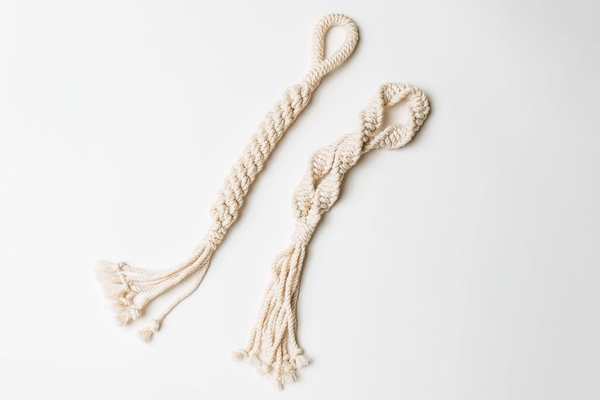 Lay Lo Macrame Rope Dog Toys: 2-Pack
