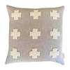 Cotton Tree Punch Needle Naturals Pillow - Crosses Pillow Cover - Thumbnail 1