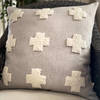 Cotton Tree Punch Needle Naturals Pillow - Crosses Pillow Cover - Thumbnail 3