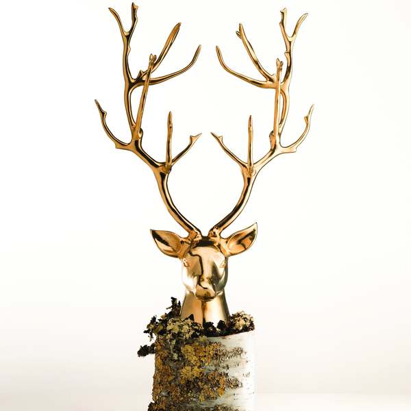 Lunares Stag Bust Sculpture