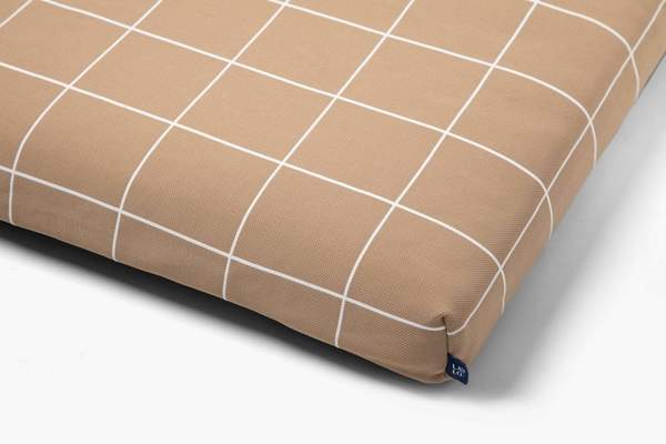 Lay Lo Tan Grid Dog Bed