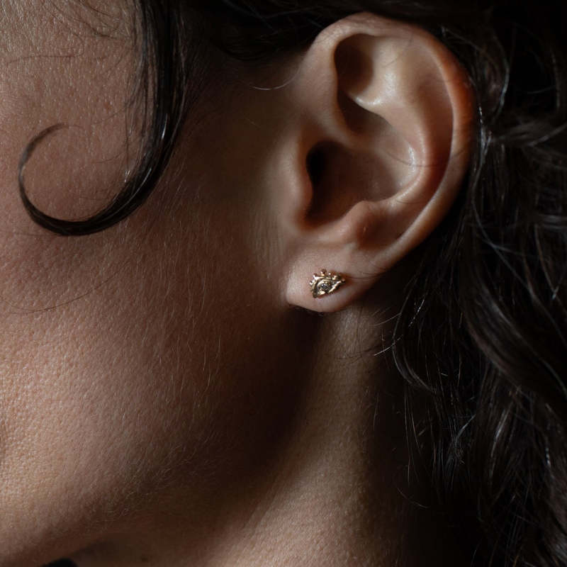 Siri Hansdotter Diamond Eye Stud Earring