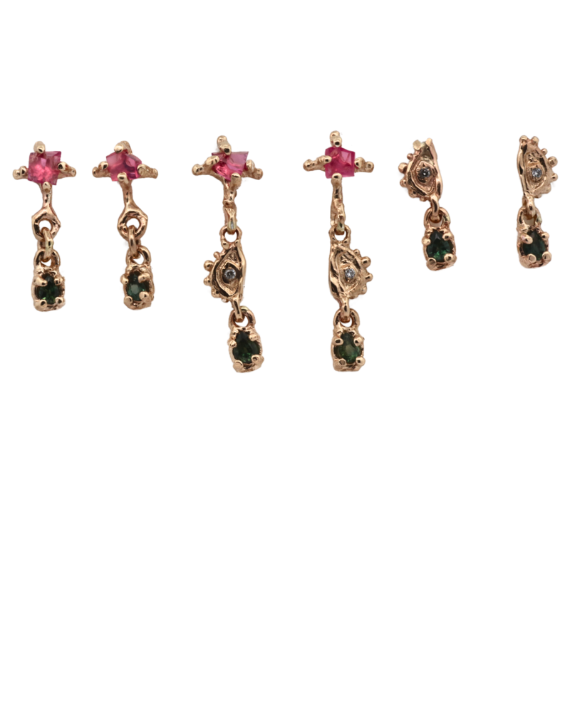 Siri Hansdotter Diamond Eye Stud Earring