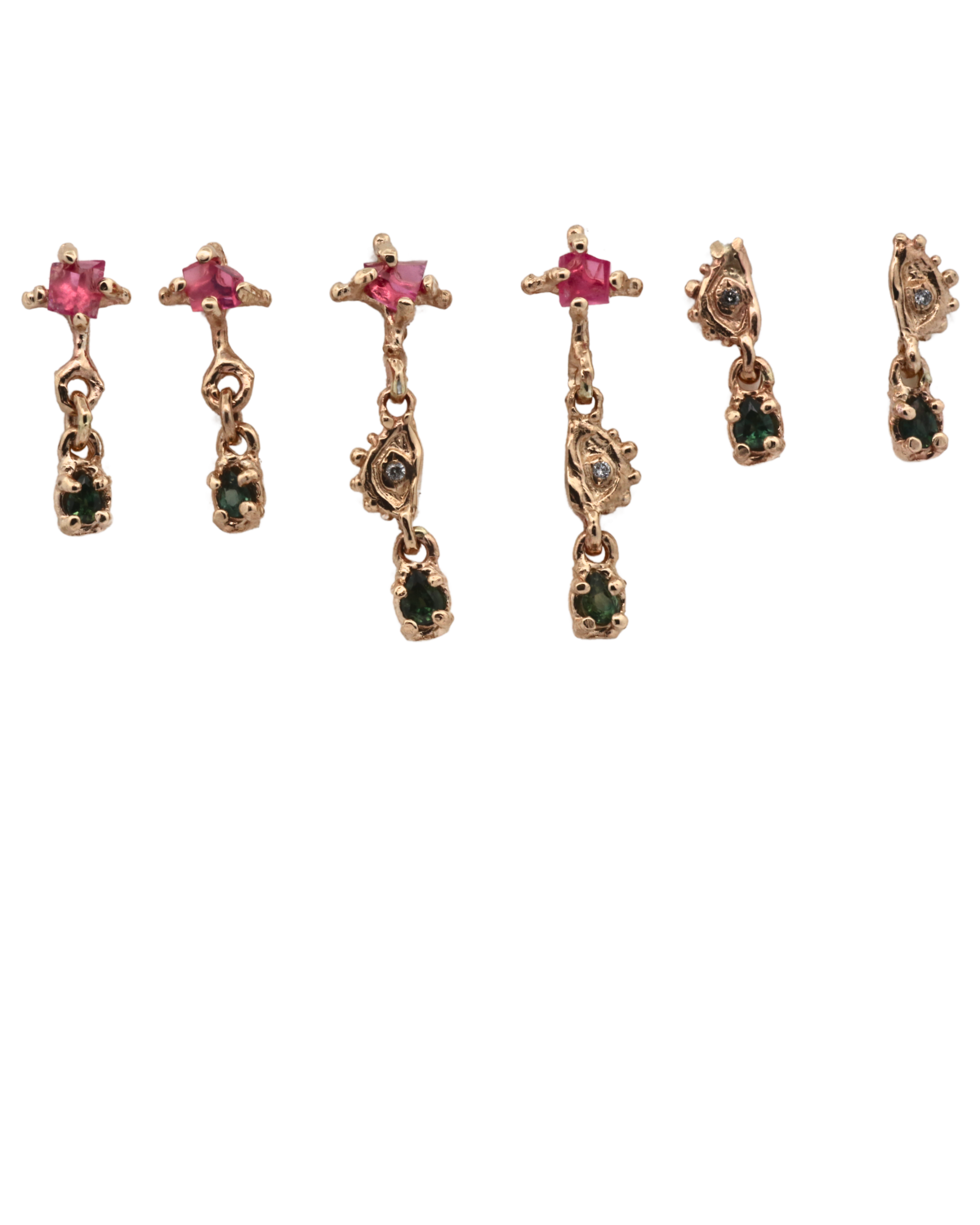 Siri Hansdotter Diamond Eye Stud Earring - Image 5 of 6