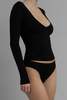 KYE Intimates Recline V Long Sleeve Top - Thumbnail 2