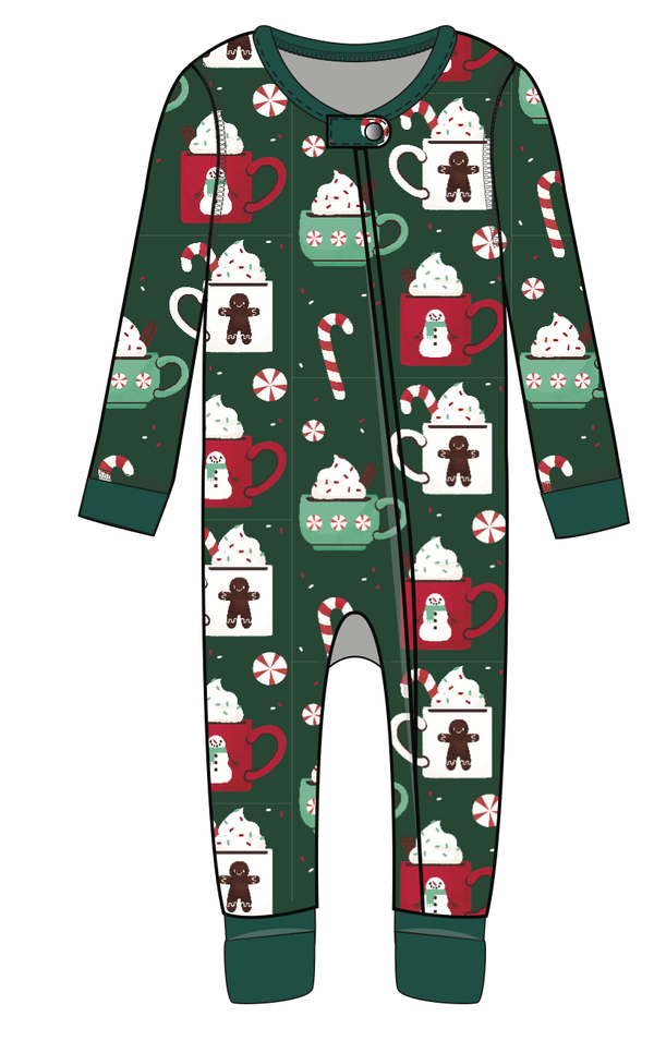 Monica + Andy Holiday One-Piece Baby Pajamas