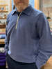 Fresh Ivy Plated Polo Sweatshirt - Indigo - Thumbnail 8