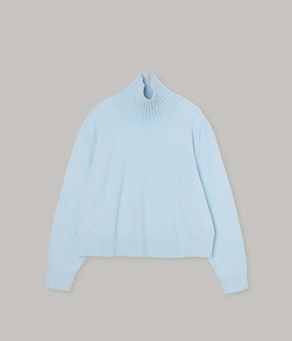 SAYAKA DAVIS NEW YORK Highneck Sweater - Baby Blue