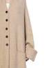 Isabel Benenato Yak Long Knit Coat - Thumbnail 4