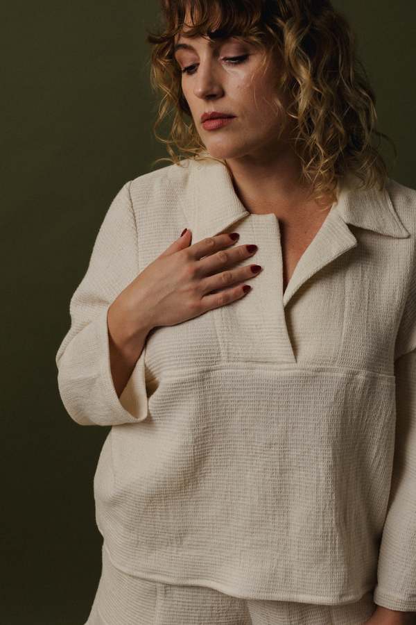 Pamut Apparel USA Andy Popover Waffle Top | Garmentory