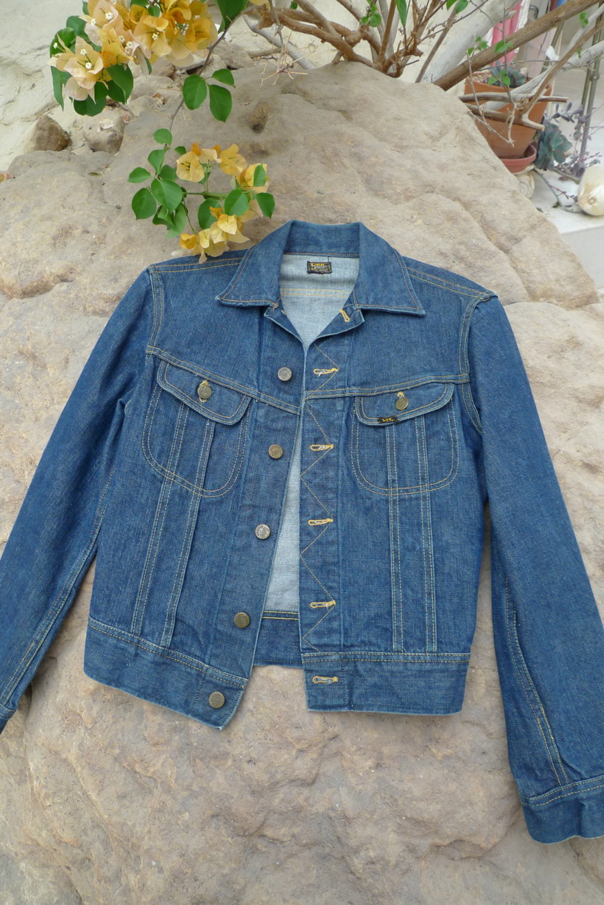 60's〜　Lee 101J Vintage 60s Lee 101-J Denim Jacket / Size 42 / Made in USA