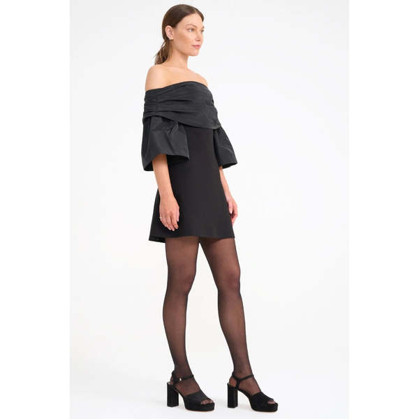 Staud Harper Mini Dress - Black