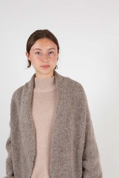Lauren Manoogian Handknit Cable Cardigan - Aspen | Garmentory