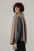 Bare Knitwear Alpaca Travel Wrap - Dark Fawn - Thumbnail 2