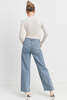 Just Black Denim The Uncut Straight Jeans - Thumbnail 9