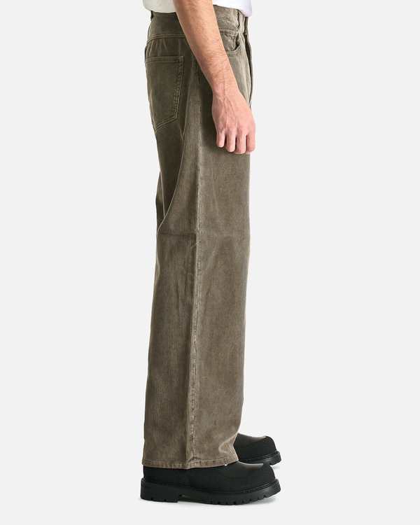 Auralee Pigment Dyed Finx Corduroy Wide 5P Pants | Garmentory