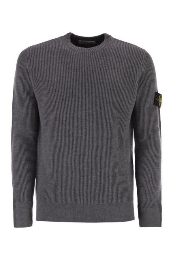 Stone Island Sweater - Dark Gray Melange