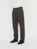 HANSEN GARMENTS Sune Pleated Trousers - Brown Pinstripe - Thumbnail 8