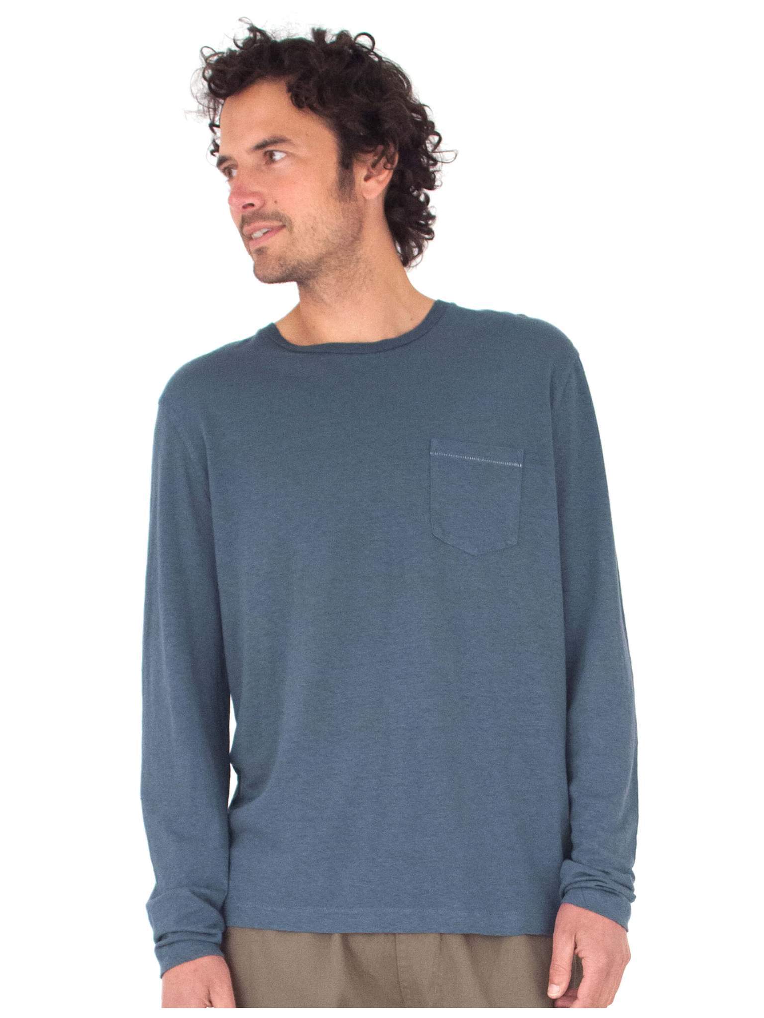 Mollusk Long Sleeve Hemp Pocket Tee 