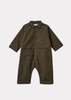 Caramel Cosmos Baby Cotton Romper - Thumbnail 1