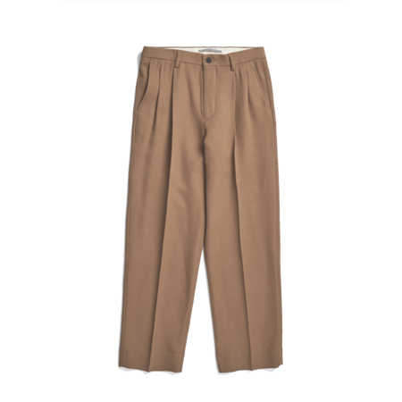 パンツ UzuLAMA SHETLAND WOOL TWEED SLACKS Shetland Wool Tweed Trouser