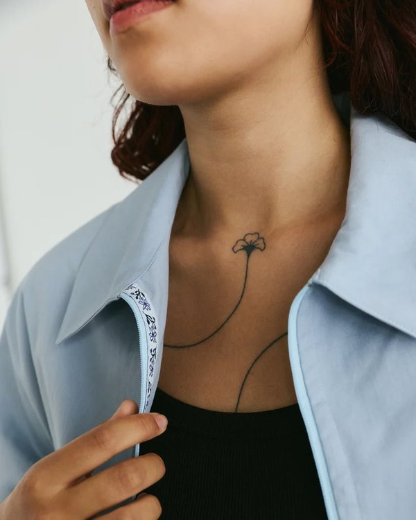 Veri Claire Zip Up Shirt