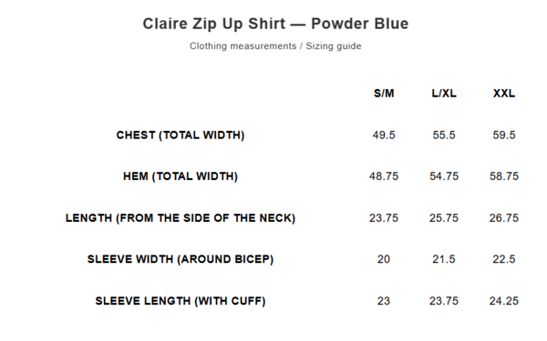Veri Claire Zip Up Shirt