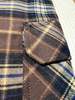 Product of Bob Scales Brown Flannel Plaid Work Shirt - Thumbnail 2