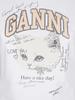 Ganni T4336151 Top - Bright White - Thumbnail 3