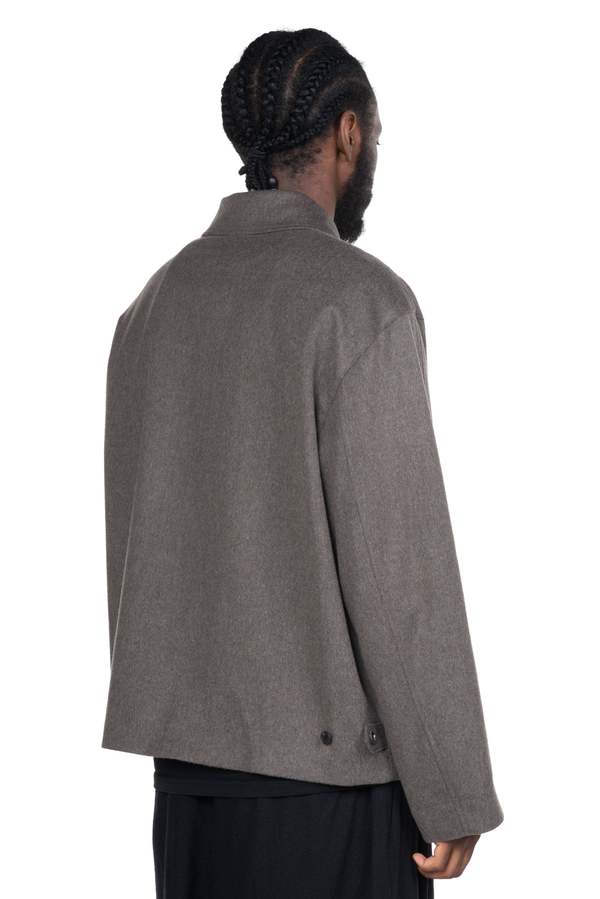 ssstein Wool Doeskin Zip Short Jacket | Garmentory