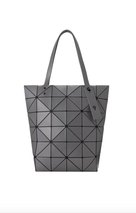 BAO BAO ISSEY MIYAKE LUCENT MATTE TOTE - CHARCOAL GRAY | Garmentory