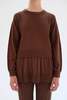 Beklina Merino Fattoria Pullover - Brown - Thumbnail 1