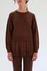 Beklina Merino Fattoria Pullover - Brown - Thumbnail 5