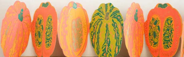 East End Press Pumpkins Concertina Garland