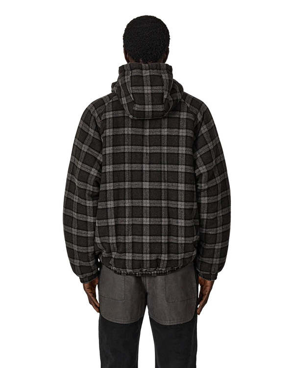 ROA Logger Wool Primaloft Checked Jacket - Anthracite | Garmentory